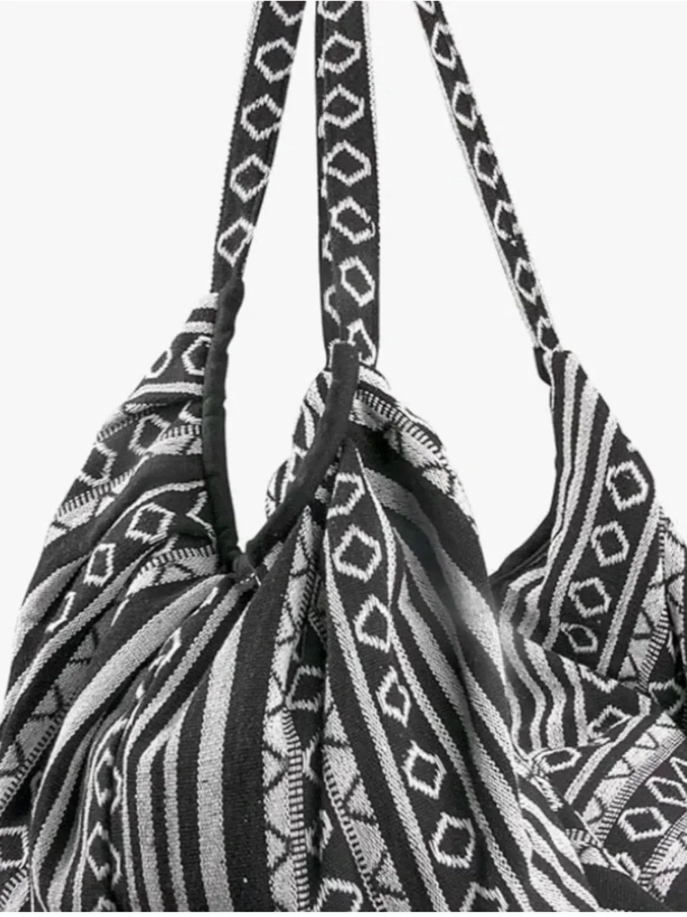Tribe Azure Large hobo tote bag